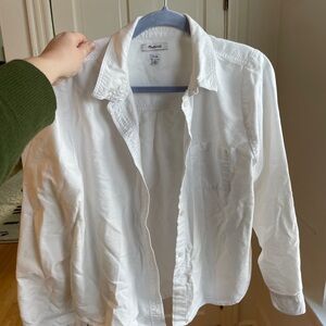 Madewell Women’s White Fitted Shirt